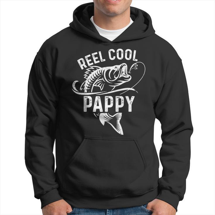 Reel Cool Pappy Fisherman Fathers Day Funny Fishing Hoodie
