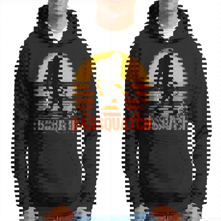 Retro Angeln Herren Hoodie, Lustiges Angelzubehör für Papa und Opa