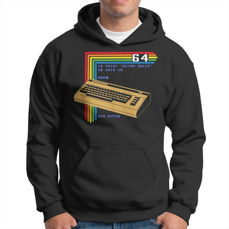 Retro Computer C64  Hoodie