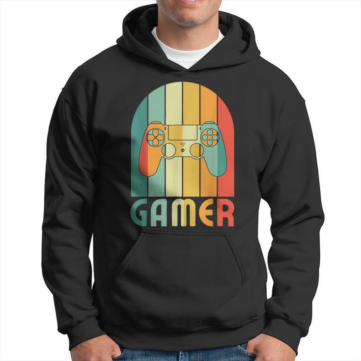Retro Gamer Video Games Player For Game Player Gamer Dad  Hoodie