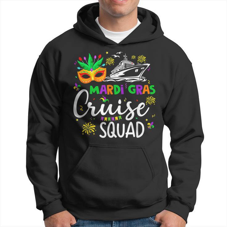 Retro Mardi Gras Cruise Squad 2023 Matching Family  Hoodie