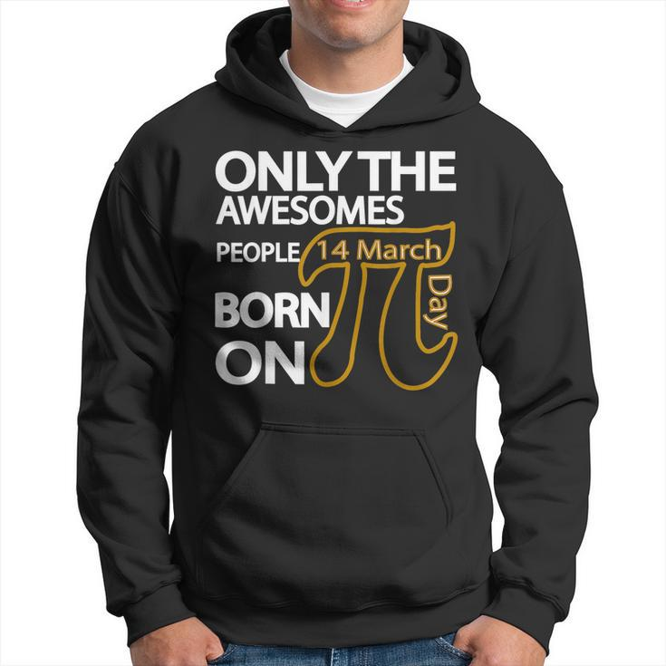 Retro Vintage Awesome People Born Birth On Pi Day  Hoodie