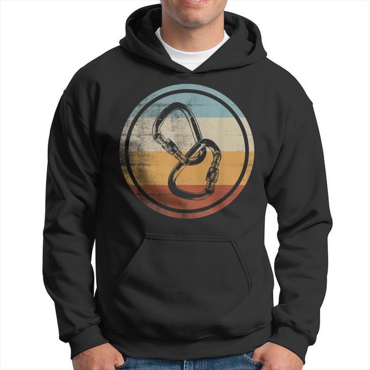 Retro Vintage Bergsteiger Klettern Bergsteigen Hoodie