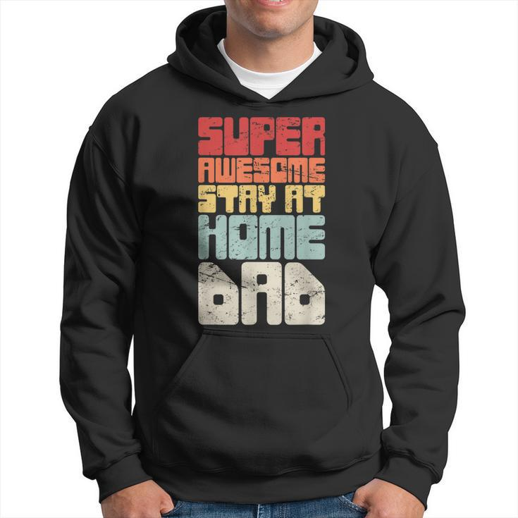 Retro Vintage Funny Husband  Stay At Home Dad  Hoodie