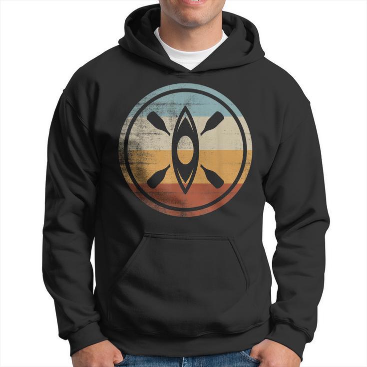 Retro Vintage Kajakfahrer Kajakfahren Kajak Hoodie