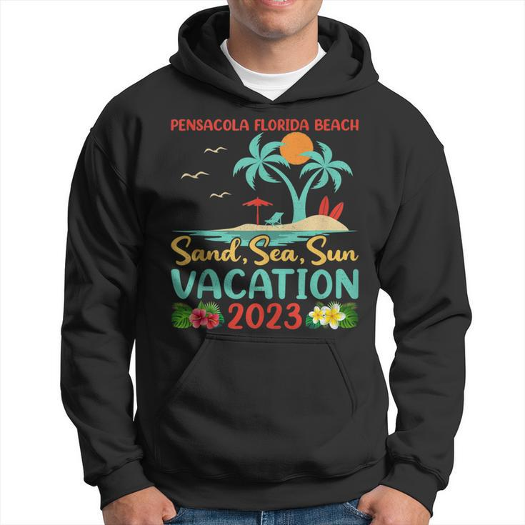 Sand Sea Sun Vacation 2023 Pensacola Florida Beach  Hoodie