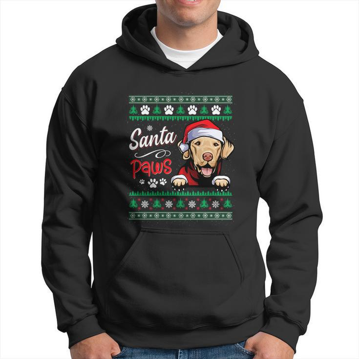 Santa Paws Chesapeake Bay Retriever Ugly Christmas Sweater Cute Gift Hoodie