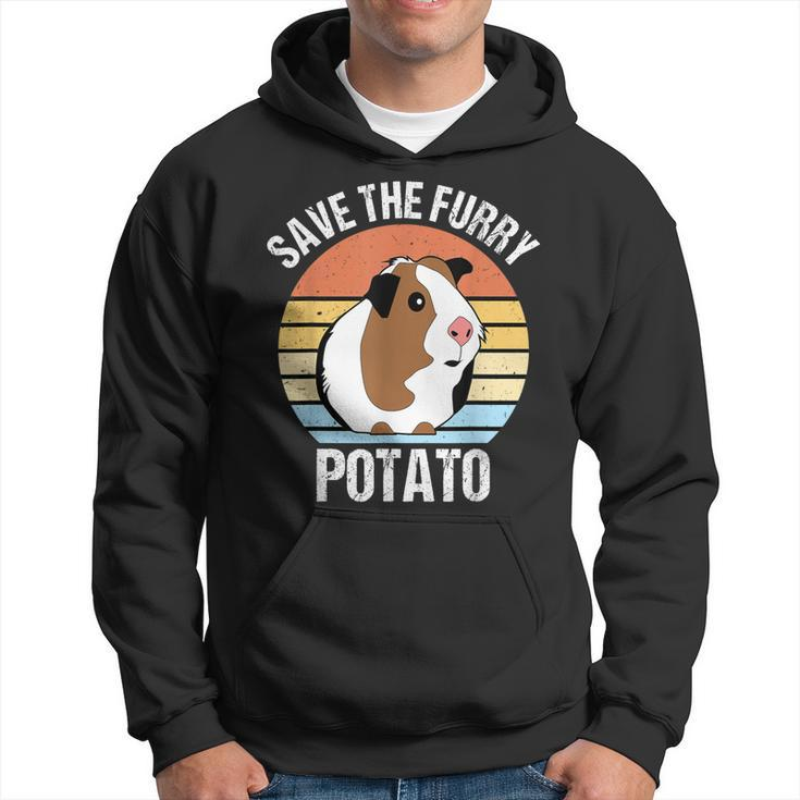 Save The Furry Potato Funny Guinea Pig  Hoodie