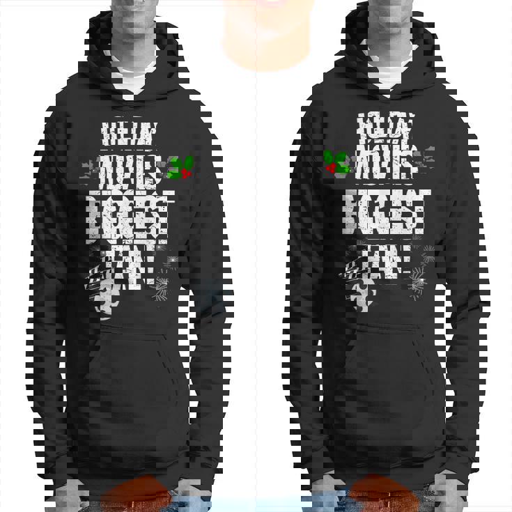Sentimental Old Holiday Movies Biggest Fan Christmas Films Men Hoodie