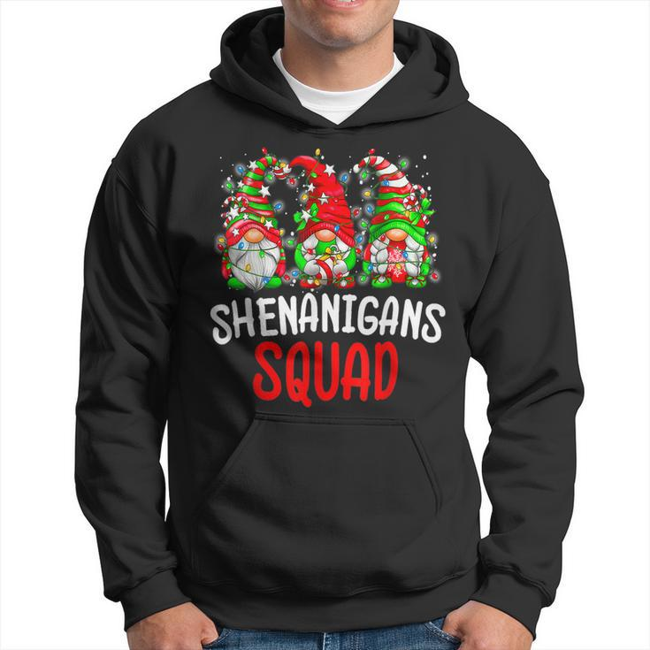 Shenanigans Squad Gnomes Lights Christmas Pajamas Matching V4 Men Hoodie