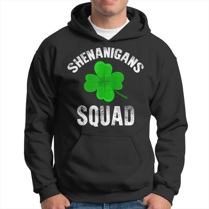 Shenanigans Squad Shamrock Happy St Patricks Day Irish  Hoodie