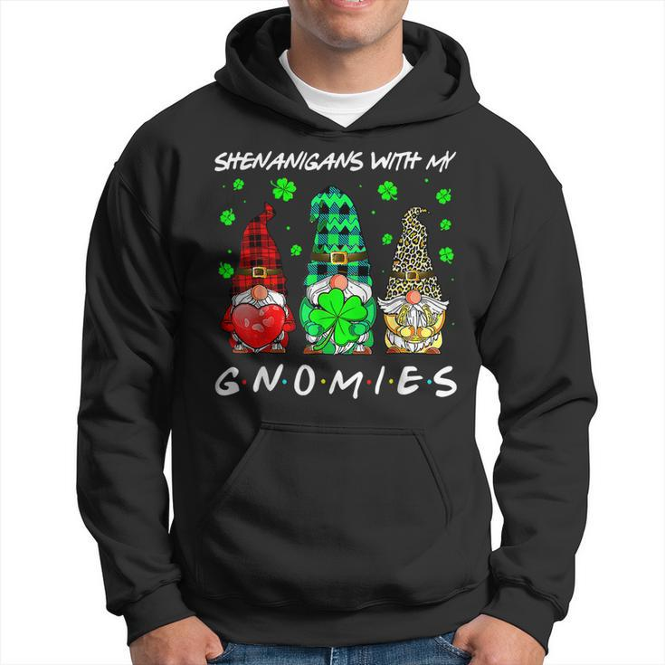Shenanigans With My Gnomies Shamrock St Patricks Day Gnome  Hoodie