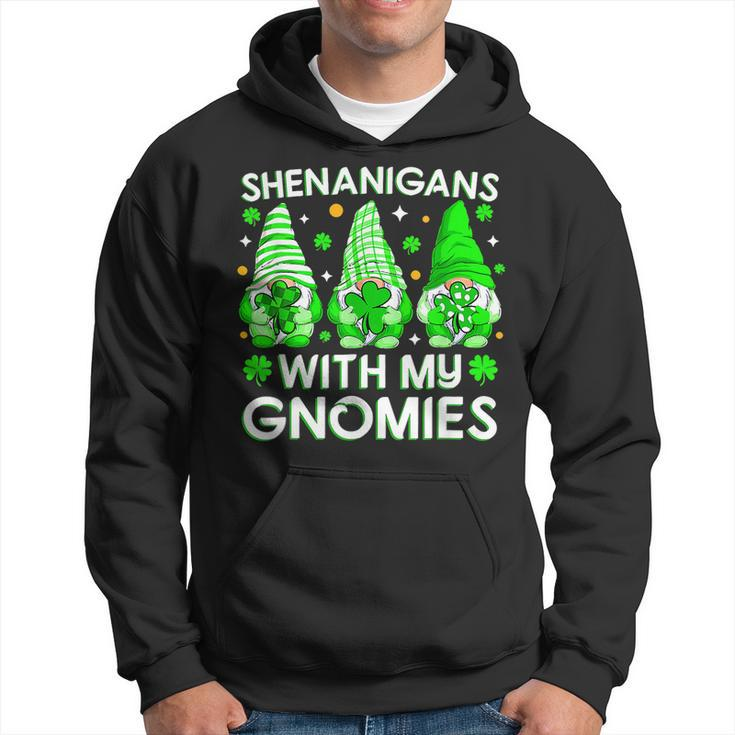 Shenanigans With My Gnomies St Patricks Day Gnomes Irish  Hoodie