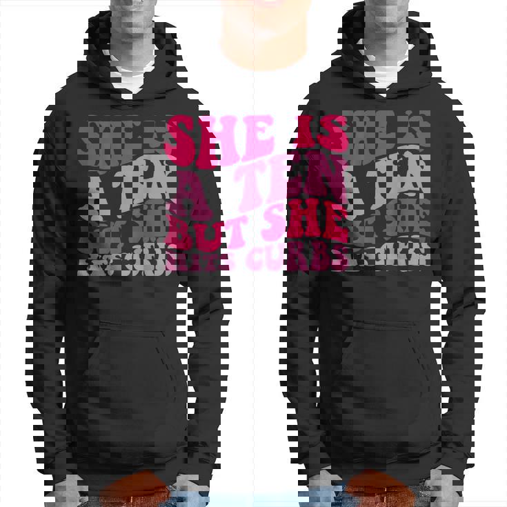 She’S A Ten But She Hits Curbs Hoodie