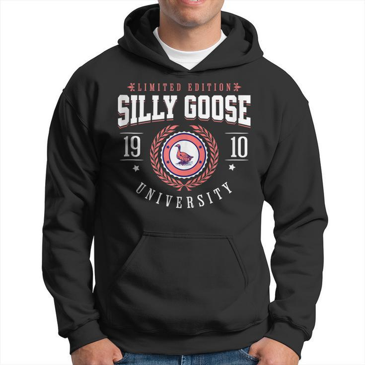 Silly Goose University Funny College Meme  Hoodie