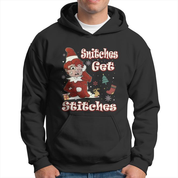 Snitches Get Stitches The Elf Xmas Snitches Get Stitches V2 Hoodie