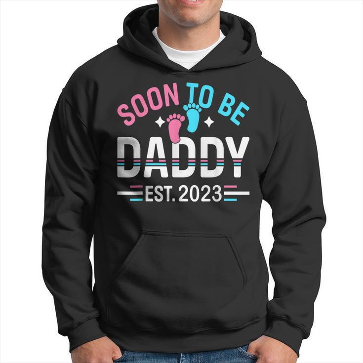Soon To Be Daddy Est 2023 New Dad Pregnancy Hoodie