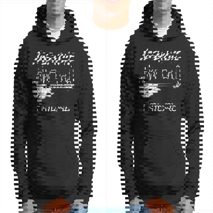 Souvenir From Nashville Tn Guitar Nashville Gifts Hoodie