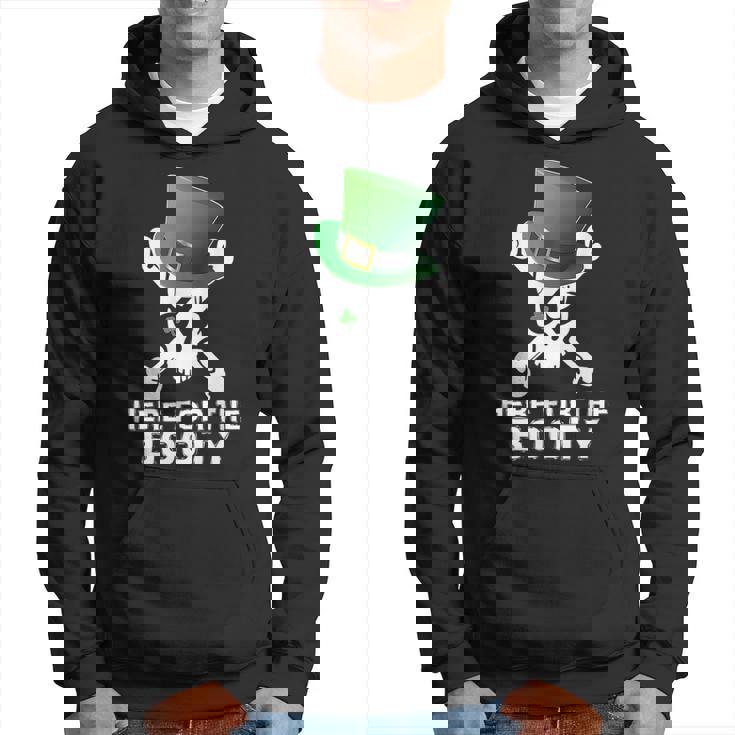 St Patricks Day Pirate Funny Naughty Humor Booty  Hoodie