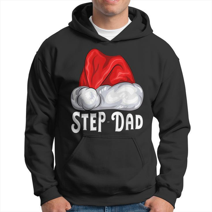 Step Dad Claus  Christmas Lights Pajama Family Matching Hoodie