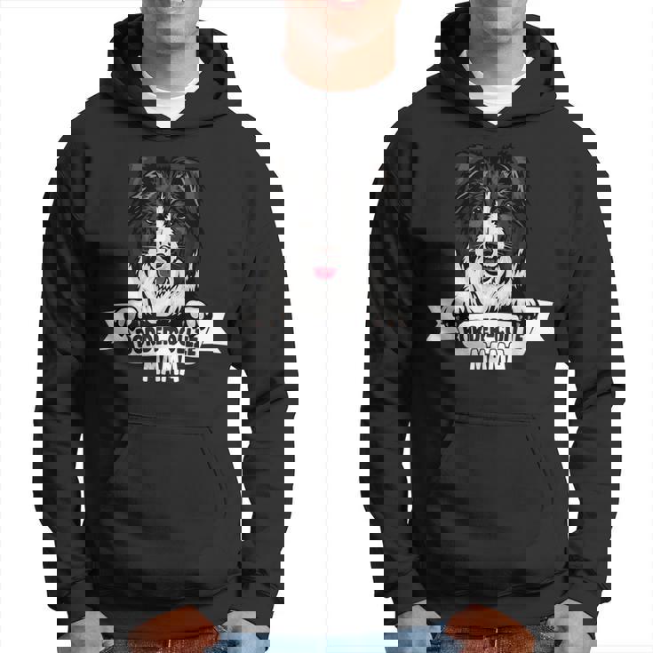 Stolze Border-Collie Mama Für Alle Border Collie Mamas Hoodie