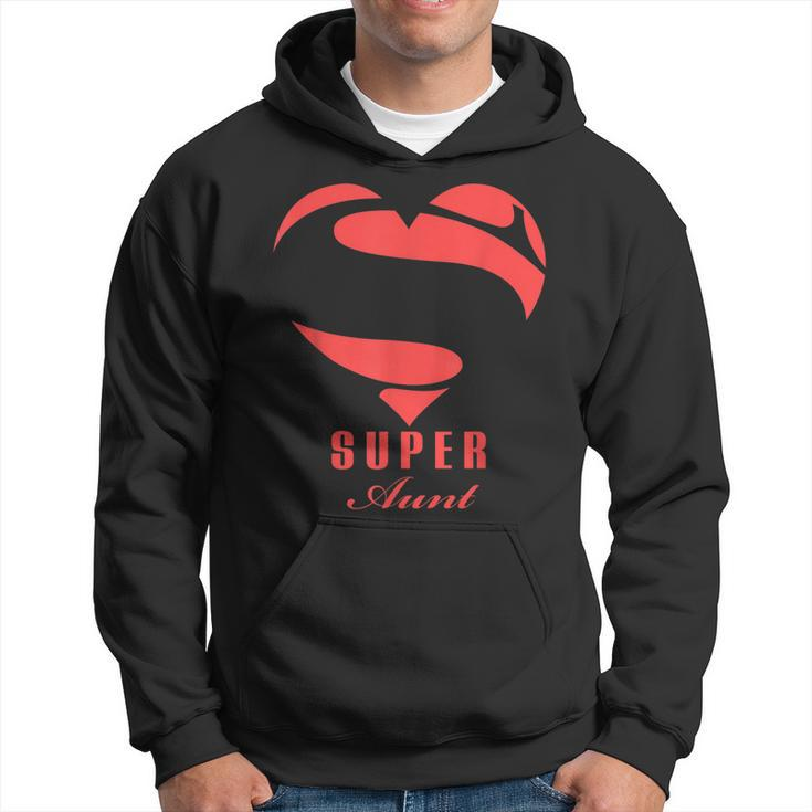 Super Aunt Superhero T  Gift Mother Father Day Hoodie