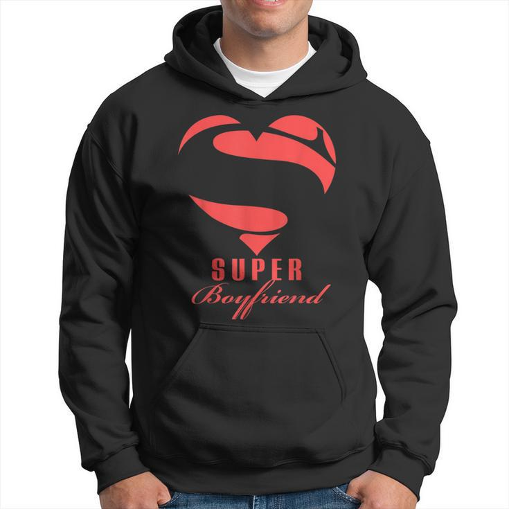 Super Boyfriend SuperheroGift Mother Father Day Hoodie