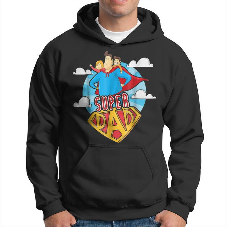 Super Dad Super Hero Fathers Day  Gift Hoodie
