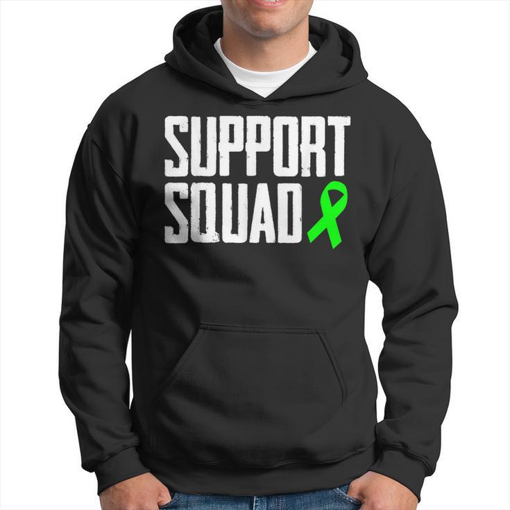 Support Squad Green Ribbon Non-Hodgkin Lymphoma Awareness  Hoodie