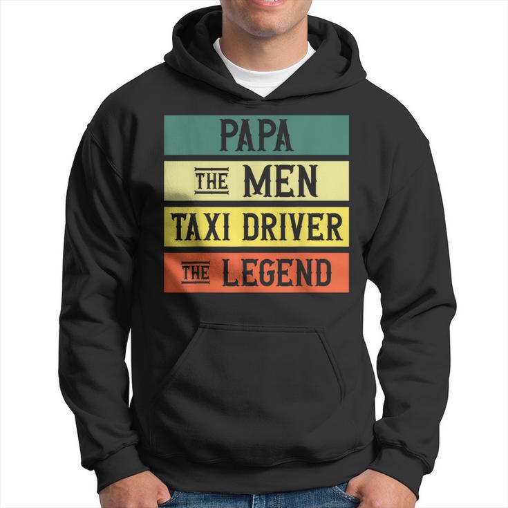 Taxifahrer Taxifahrer Retro Dad Papa Legend Hoodie