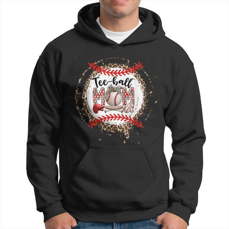 Tball Mom  Baseball Mom Leopard Mothers Day  Hoodie