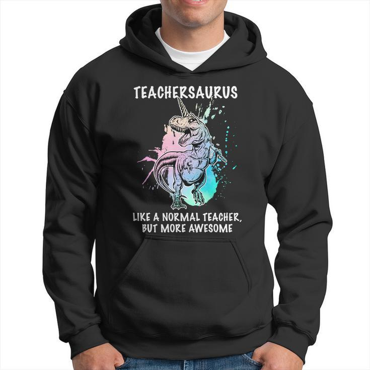 Teachersaurus Unicorn Hoodie