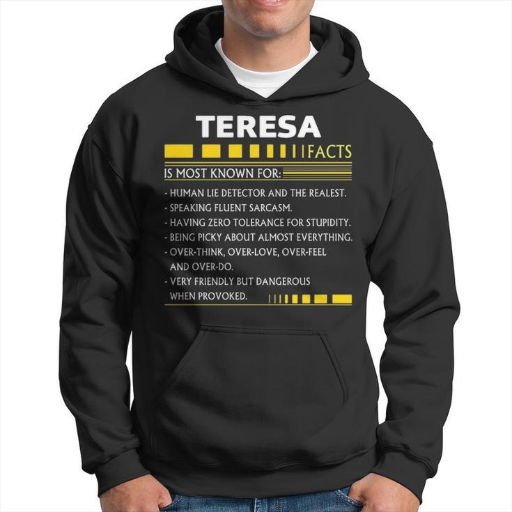 Teresa Name Gift Teresa Facts V3 Hoodie