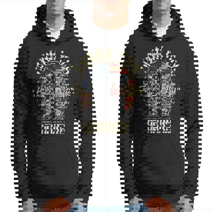 Thank You Veterans For Your Service Veterans Day  Hoodie