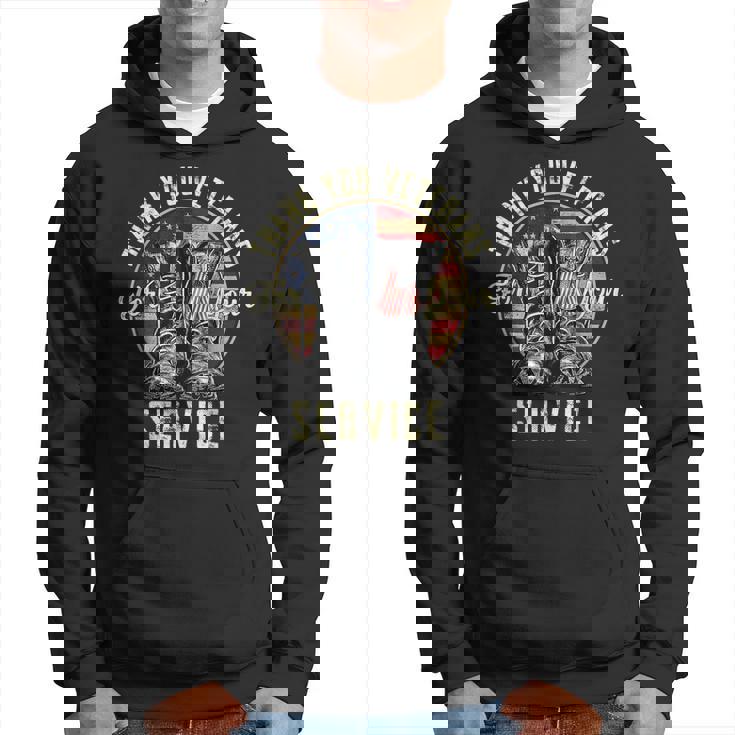 Thank You Veterans For Your Service Veterans Day Vintage  Hoodie