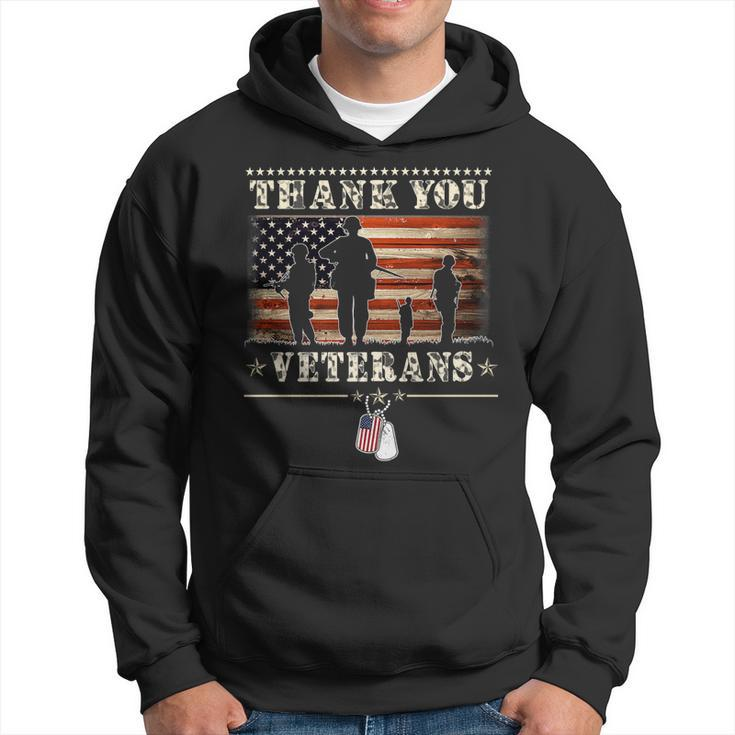 Thank You Veterans  Proud Veteran Day   Hoodie
