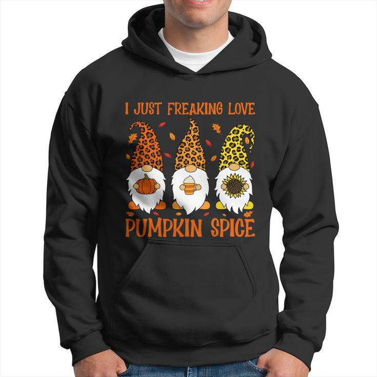 Thanksgiving Gnomes Freaking Love Pumpkin Spice Gift V2 Hoodie