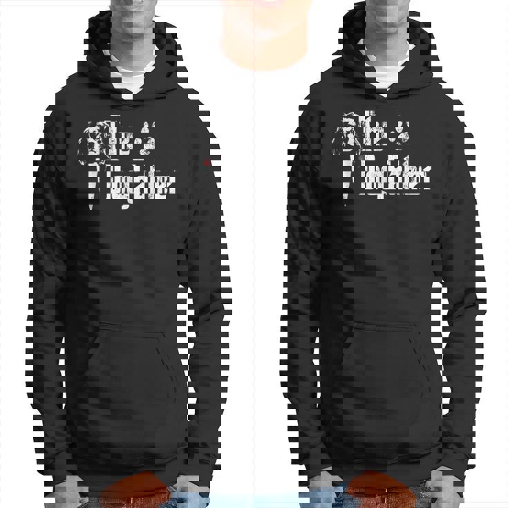 The Dogfather Cavalier King Charles Spaniel Dog Dad Gift For Mens Hoodie