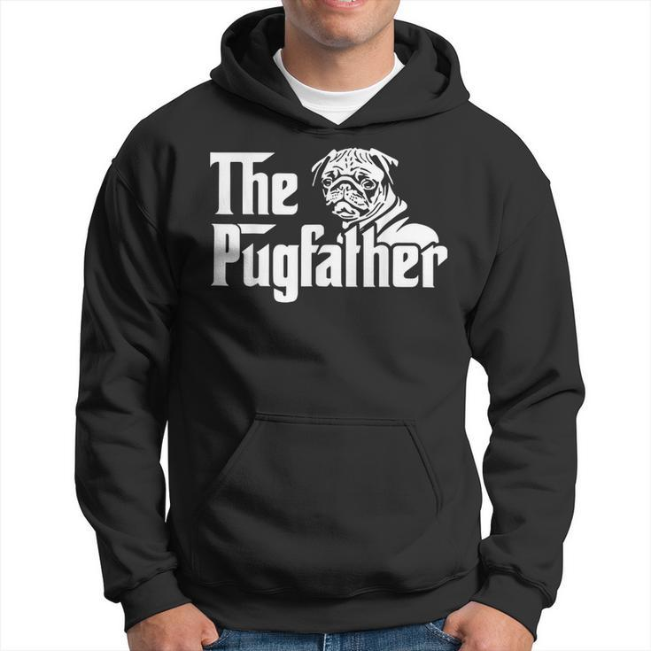 The Pugfather  Pug Dad Fathers Day Gift Pug Lovers  Hoodie