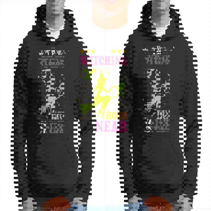The Witching Hour Is Near Distressed Hoodie