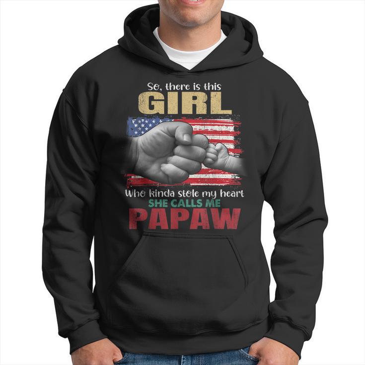 This Girl Who Kinda Stole My Heart She Calls Me Papaw Hoodie Seseable CA