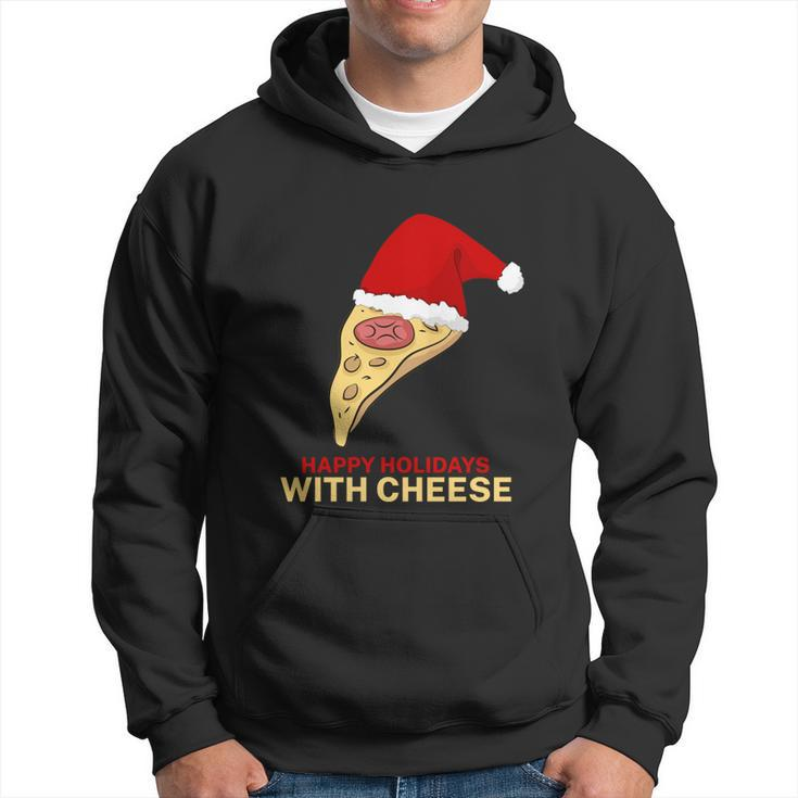 Ugly Christmas Sweater Burger Happy Holidays With Cheese V9 Hoodie