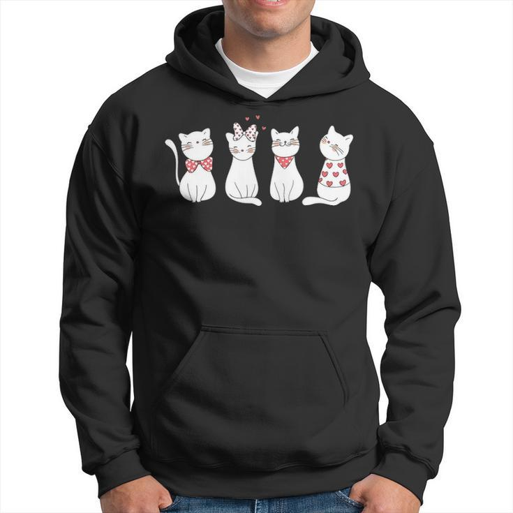 Un Deux Trois French Cat Cats Owner Lover Gift Hoodie