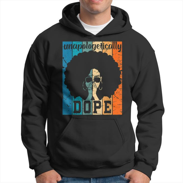 Unapologetically Dope Black History Month African American  V8 Hoodie