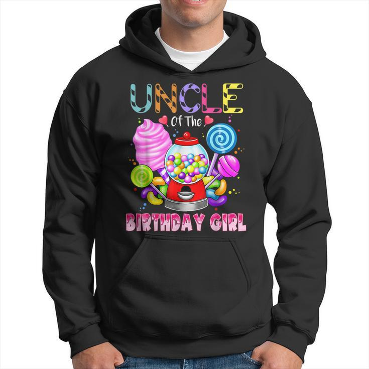 Uncle Of The Birthday Girl Candyland Candy Birthday Party  Hoodie