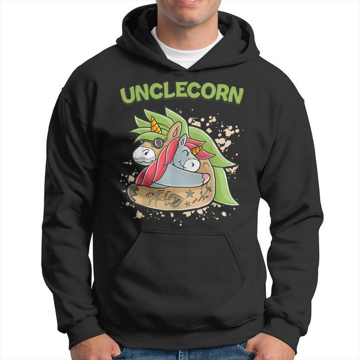 Unclecorn Dadacorn Nephew Nience Uncle Unicorn Fathers Day Hoodie