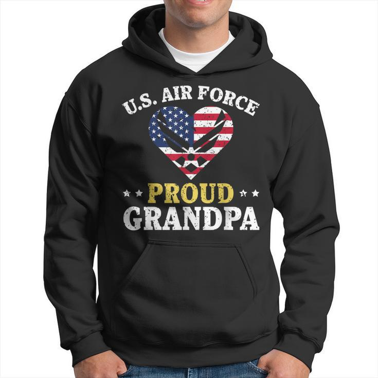 Us Air Force Proud Grandpa Funny Airman Grandpa T   Gift For Mens Hoodie