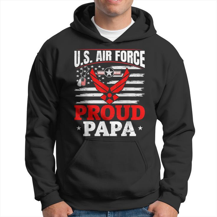 Us Air Force Veteran US Air Force Proud Papa Hoodie
