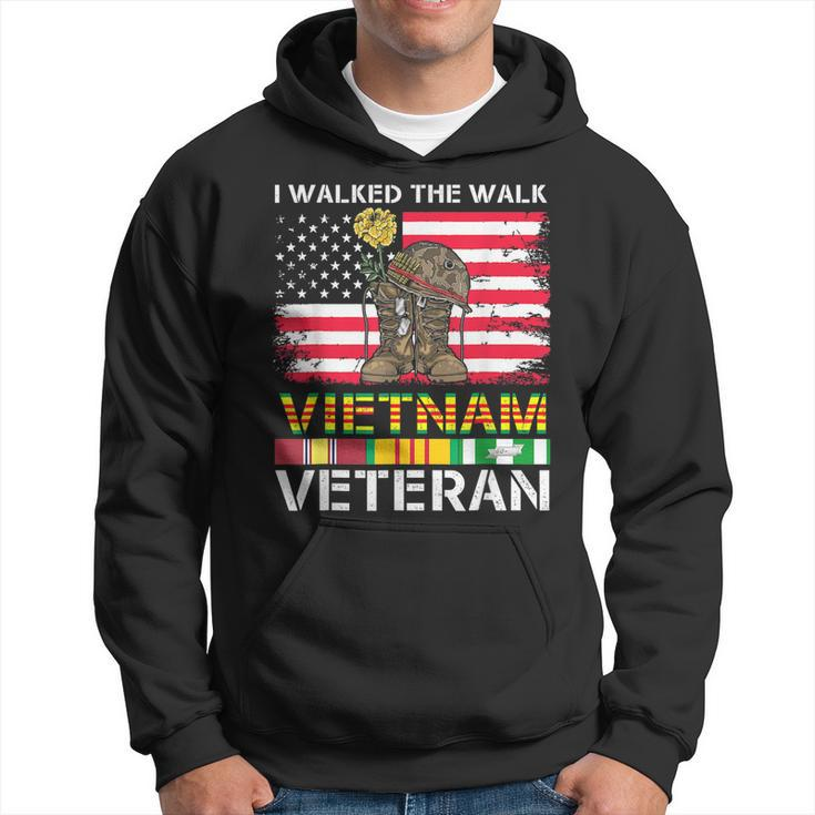 Us Veterans Day Us Army Vietnam Veteran Usa Flag Vietnam Vet  Hoodie