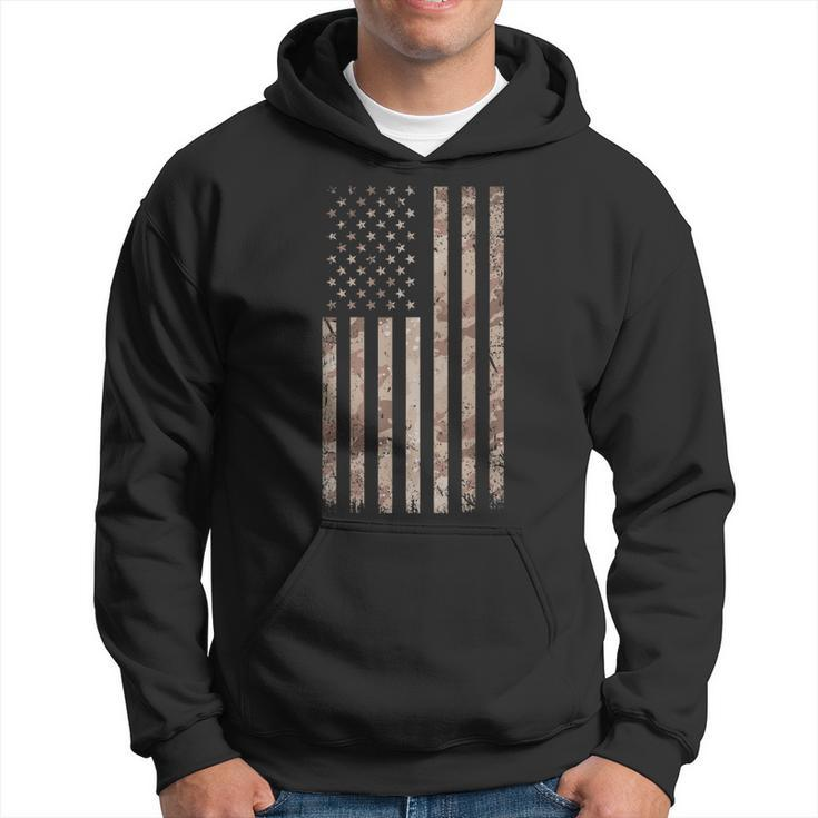 Usa Camouflage Flag  For Men Fathers Day Gift Camo Flag Hoodie